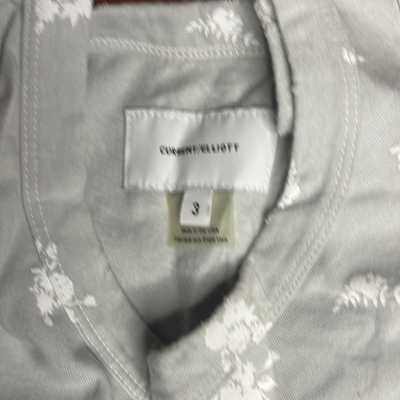 Current/Elliott Baby Blue Floral Distressed Tank Size 3 - Picture 2 of 4